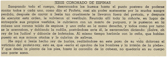 Jesús coronado de espinas